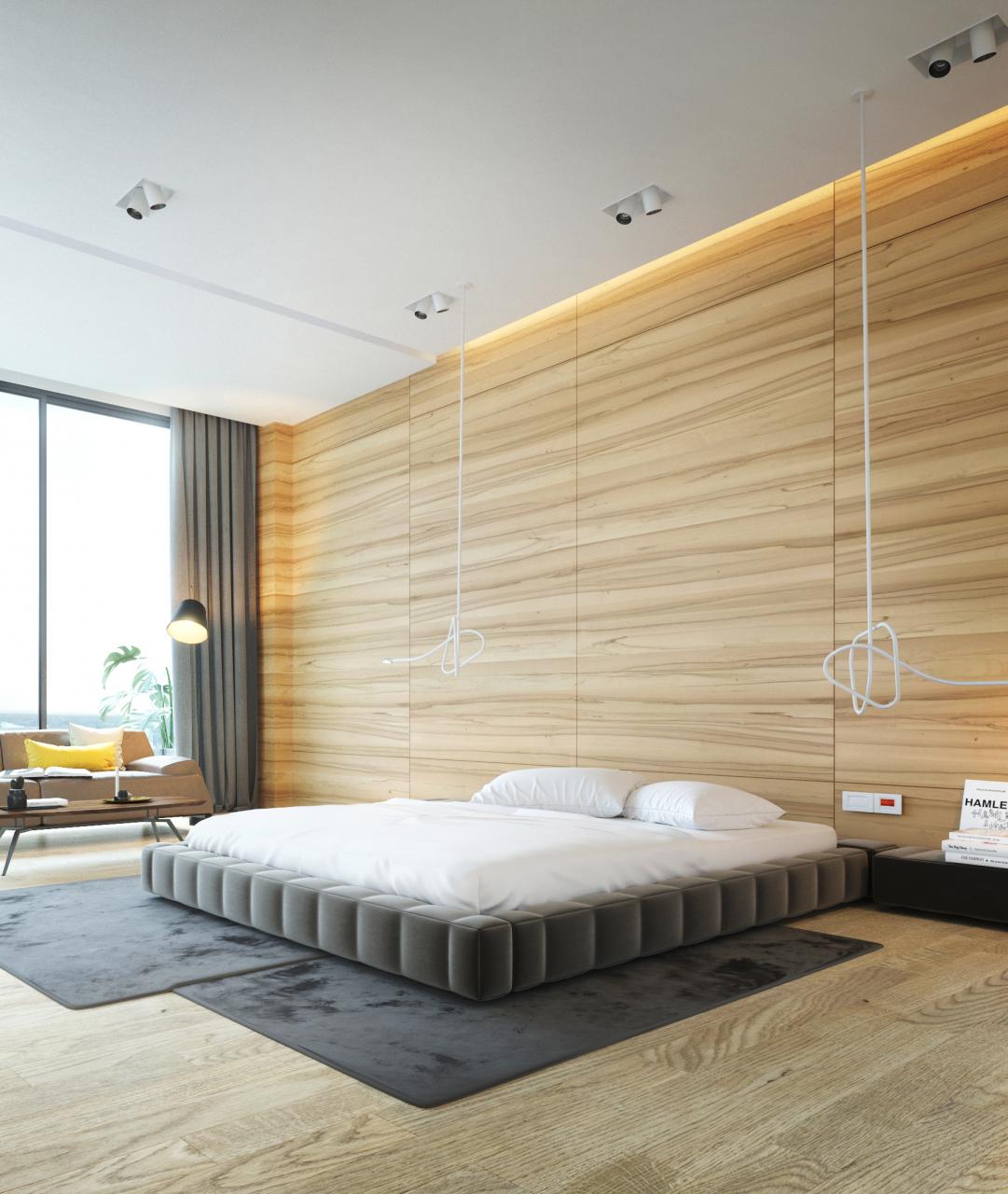 Nội thất phòng ngủ bằng gỗ