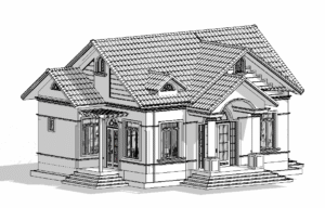 mẫu mái ngói 1 tầng