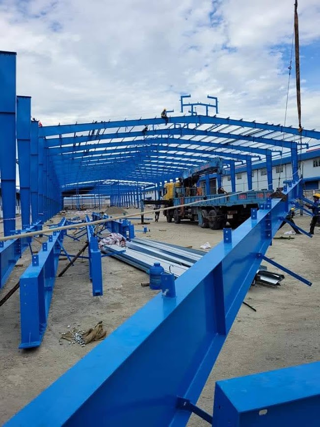 xây nhà xưởng Long An nhịp 30m