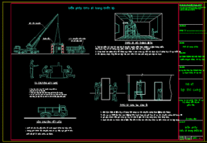 Bản vẽ biện pháp thi công phá dỡ nhà