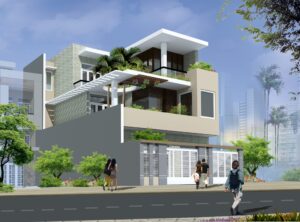 Nhà phố thi cong giá rẻ