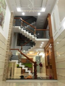 cầu thang tầng lửng đẹp