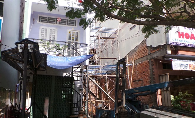 Chuyên xử lý chống nứt , nghiêng nhà do lún trên nền đất yếu hoặc do thi công sai