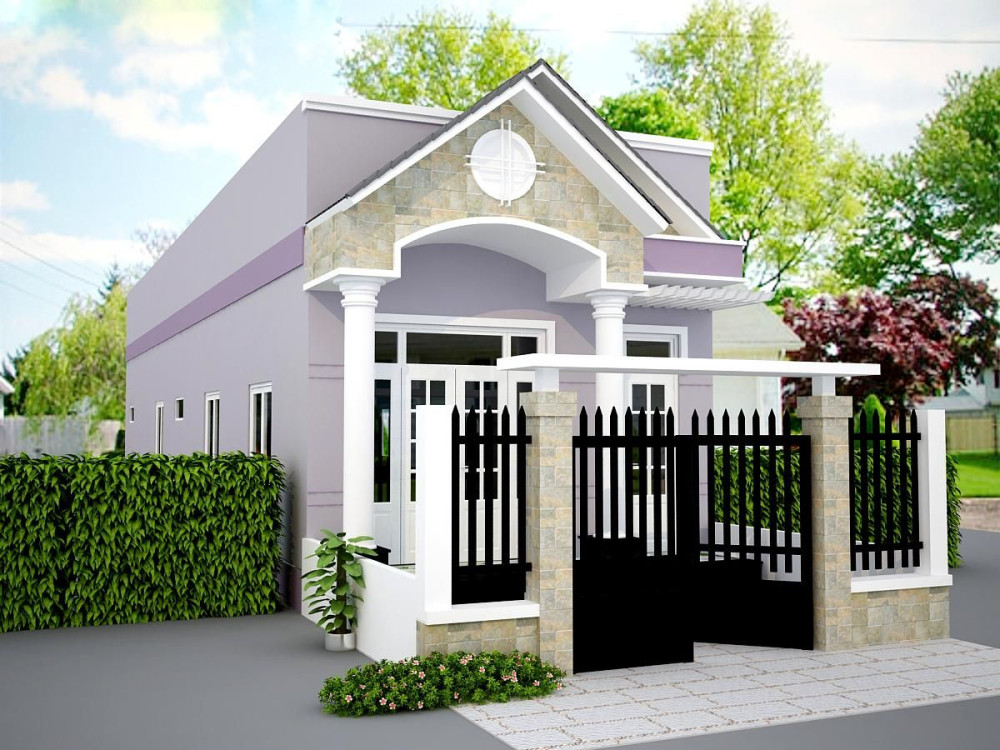 Mẫu nhà cấp 4 đẹp mái ngói thái xây năm 2023
