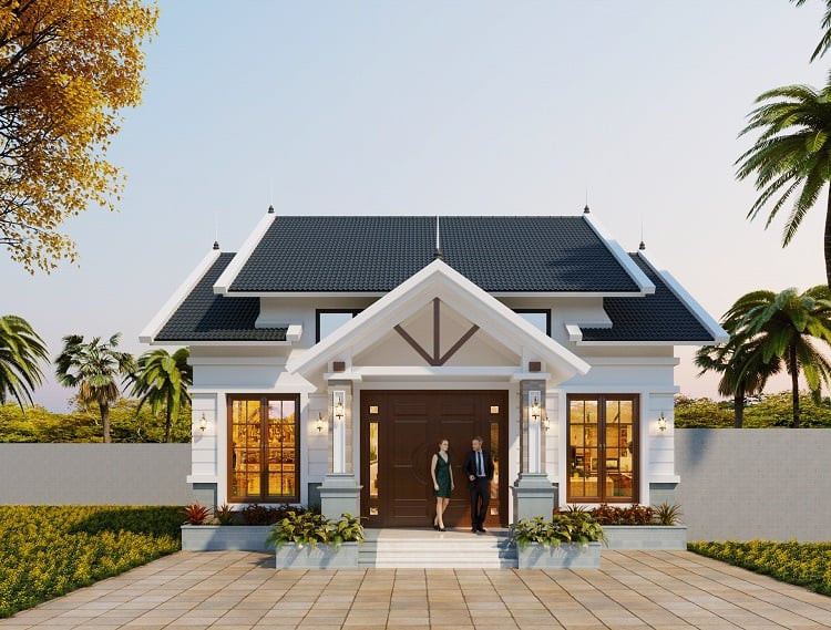 Thiết kế bản vẽ nhà cấp 4 đẹp