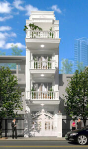 Mẫu Bản vẽ Nhà 5 tầng đẹp