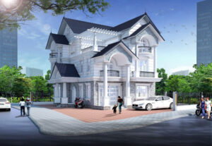 Mẫu biệt thự cổ điển đẹp 15 x17 m