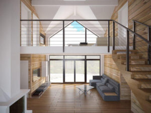 Mẫu nhà gác lửng đẹp hiện đại