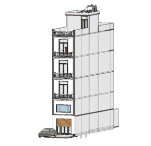 Báo Giá Xây Nhà 1 Trệt Lửng 3 Lầu Tum Sân Thượng 5x20
