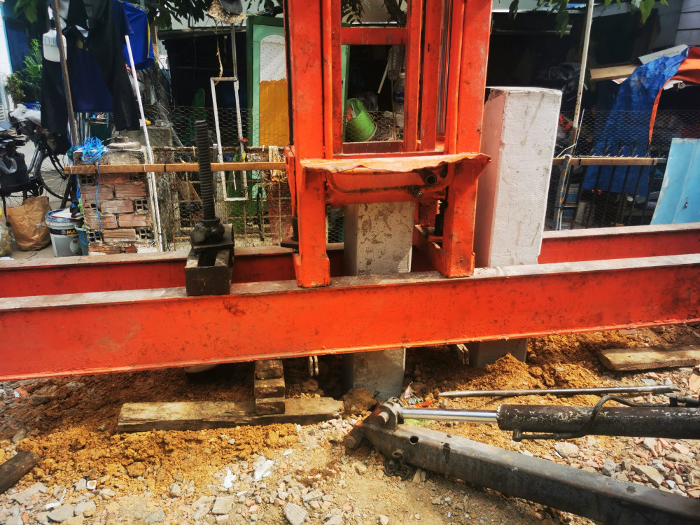Giá ép cọc xây nhà trọn gói Bình Chánh