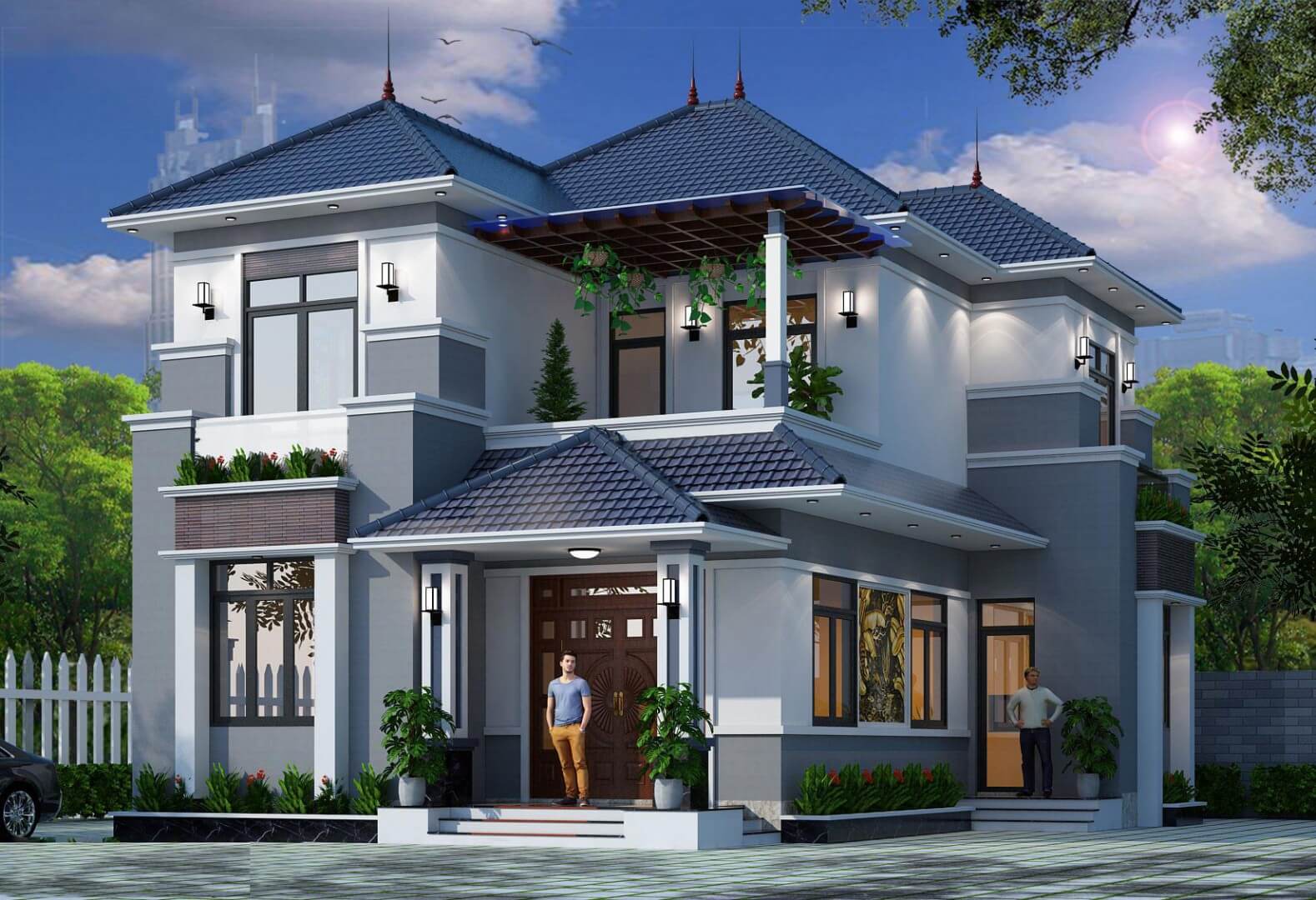 Xu hướng thiết kế nhà mái Nhật 2