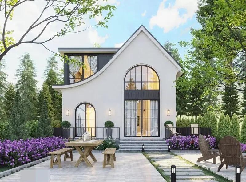 Mẫu nhà cấp 4 đẹp giá rẻ 300 triệu phong cách Bắc Âu thiết kế mới nhất 2024