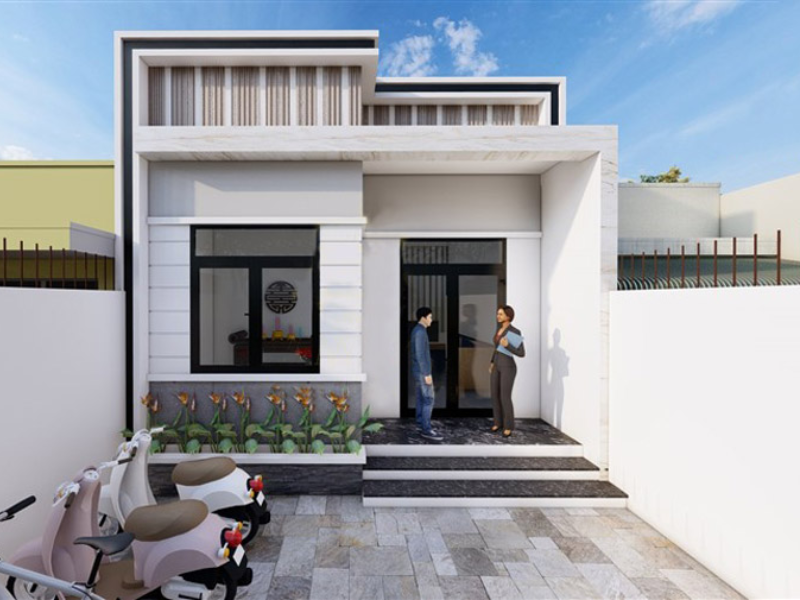 Mẫu nhà cấp 4 đẹp giá rẻ 300 triệu tiện nghi, xu hướng