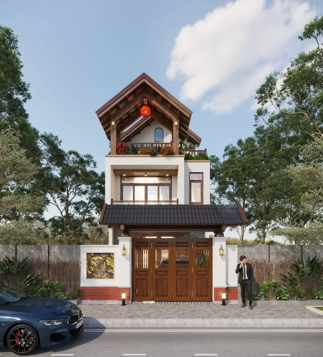 Chi phí xây xây nhà đẹp 1 lầu 100 m2