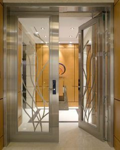 Mẫu cửa inox đẹp không gỉ làm cổng