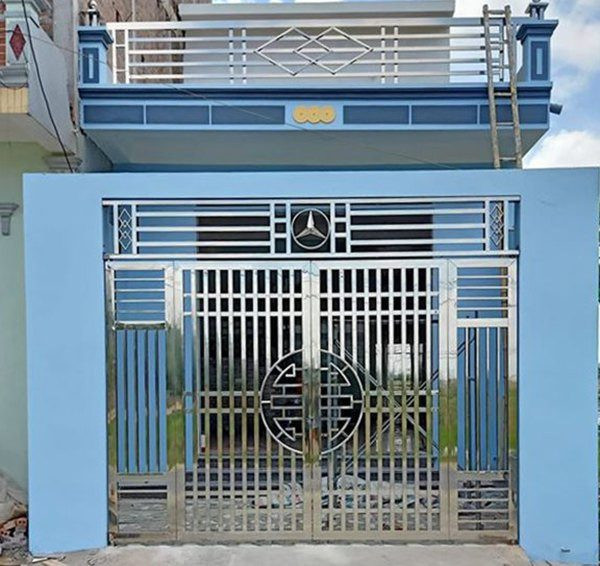 Mẫu cửa inox đẹp không gỉ làm cổng