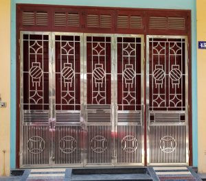 Mẫu cửa inox đẹp không gỉ làm cổng