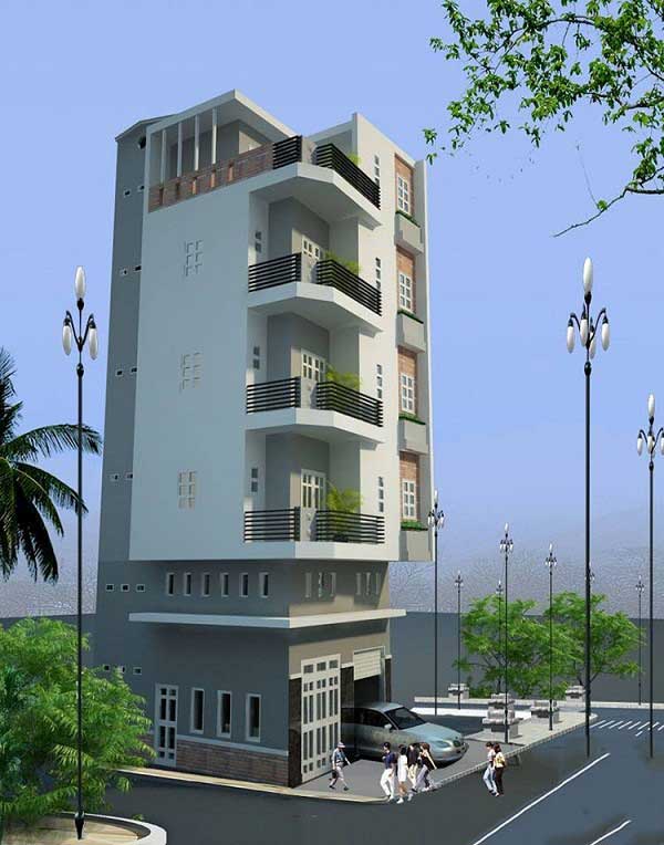 Nhà ống 6 tầng 8