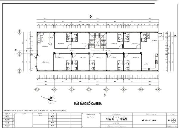 Thiết kế xây nhà nghỉ khách sạn đẹp 3 tầng giá rẻ