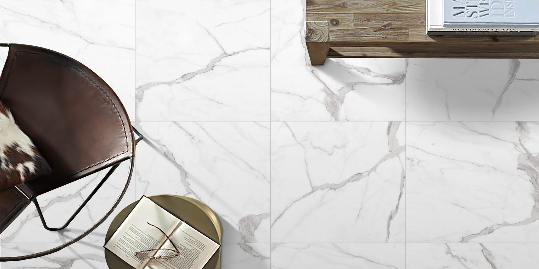 Mẫu gạch 80x80 vân đá marble màu trắng sáng bóng được nhiều gia đình chọn lựa chọn khi thiết kế