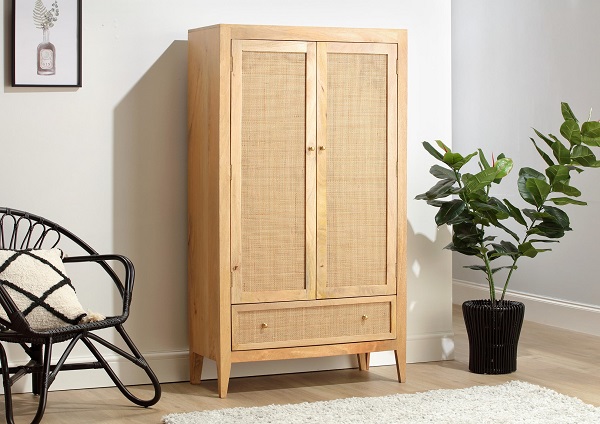 Mẫu tủ làm bằng gỗ tự nhiên đơn giản