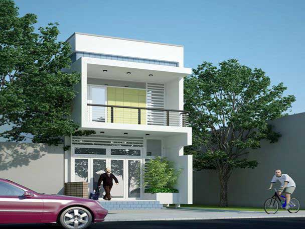 Mẫu nhà đẹp 2 tầng xây trọn gói 500 triệu TP HCM