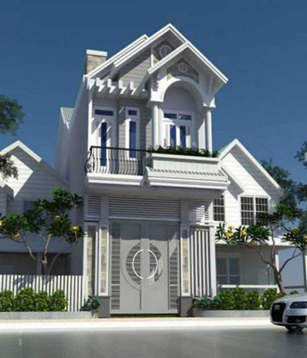 Mẫu nhà đẹp 2 tầng xây trọn gói 500 triệu TP HCM