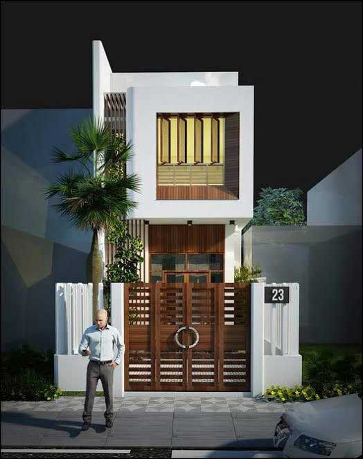 Mẫu nhà đẹp 2 tầng xây trọn gói 500 triệu TP HCM