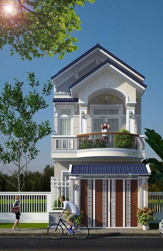 Mẫu nhà đẹp 2 tầng xây trọn gói 500 triệu TP HCM