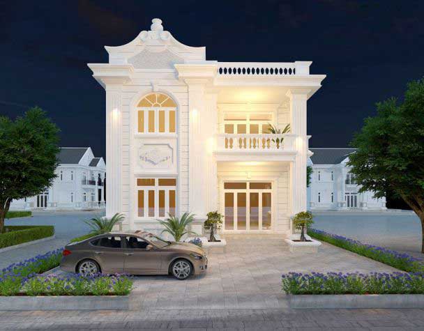 Mẫu nhà đẹp 2 tầng xây trọn gói 500 triệu TP HCM
