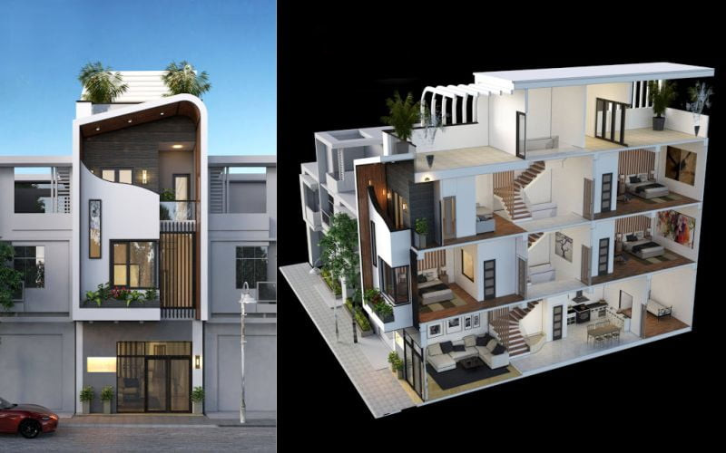 Thiết kế xây nhà tại huyện Gò Công Đông Tiền Giang